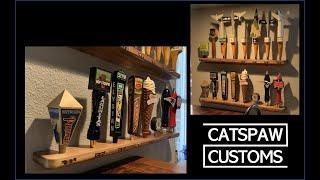 Building Beer Tap Handle Display Shelves