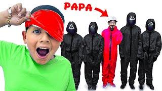 KARIM ADIVINA QUIEN ES SU PAPA A CIEGAS | Family Juega