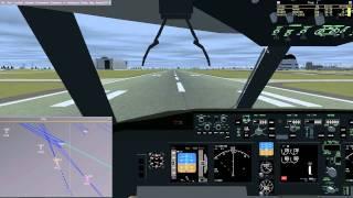 FlightGear: KOAK to KNUQ using landing tips from osjcag