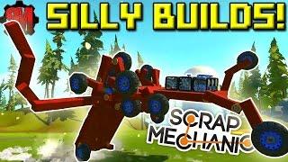 SILLY CREATIONS! [Workshop Hunters 2] - Scrap Mechanic Multiplayer Ep27