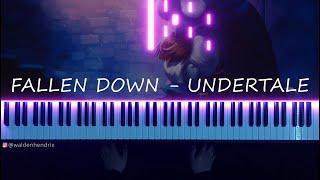 UNDERTALE FALLEN DOWN PIANO COVER / SYNTHESIA / TUTORIAL