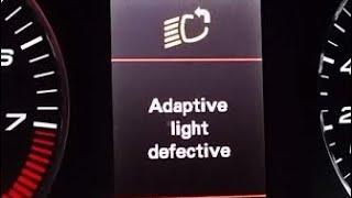  AUDI (ADAPTIVE LIGHT DEFECTIVE) A6 C6 Coding Programming Problem Solved