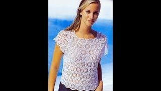 Летние Ажурные Кофточки Крючком - видео-модели - 2019 / Openwork Summer Blouse Crochetie video