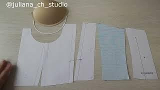 How to change the pattern of a corset for a ready-made cup.