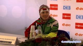 Women Pursuit. Press-conference.
