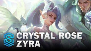 Crystal Rose Zyra Skin Spotlight - League of Legends