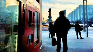 [4K] MOSCOW WALK - Early Morning Street Life Scenes. Yakimanka District. Winter in Russia
