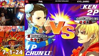 Phil vs kyo_shiiro - 3rd Strike Tournament - Red Parry NYC 7-1-24