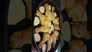 Вкуснее Окорачки в духовки ! Ужин готов за 60 минут.  2 часть