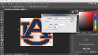 How to change the color of a logo using Photoshop