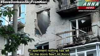 Славянск  Город в руинах  10 июня 2014   Slavyansk  The city in ruins