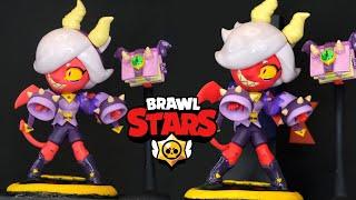 creating COLETTE TRIXIE in CLAY! Brawl stars clayart