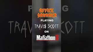 OFFICE DRUMMER playing TRAVIS SCOTT on MAFIATHON 2! #shorts #kaicenat #wdrummer #mafiathon2