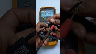 measuring capacitor capacity with multi digital#capacitor #avoanalog