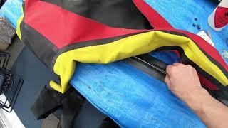 Tutorial How to replace a membrane drysuit Zipper