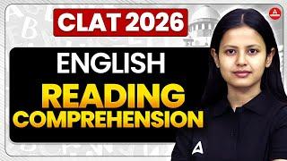 CLAT 2026 English Language | Reading comprehension Practice for CLAT English Preparation | CLAT