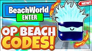 ALL NEW SECRET *BEACH WORLD* UPDATE CODES In SLASHING SIMULATOR CODES! Roblox Slashing Simulator!