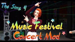 The Sims 4 | Music Festival and Concert Mod