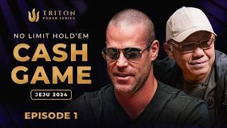 No Limit Hold'em CASH GAME | Episode 1 - Triton Poker Jeju 2024 (Part 1)