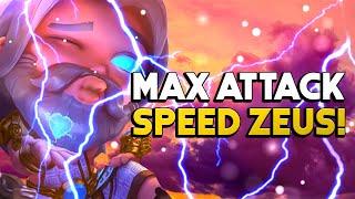 Max Attack Speed Zeus Slaps SO Hard In The Jungle! - Smite