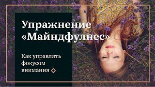 Как научиться управлять фокусом внимания, расслабиться и успокоиться. Упражнение "Майндфулнес"