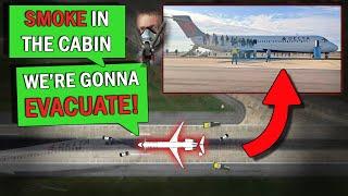 Smoke Onboard | Delta Plane Evacuated on Runway after Landing!