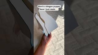 New dragon puppet soon!  Also, I need video ideas! #dragonpuppet