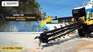 AMSCTC 120 Single Chain Trencher Dominate Medium and Hard Soil!