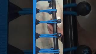 How to install the elastic rope of a trampoline？ #fitness #jumping #sport #trampoline #happy