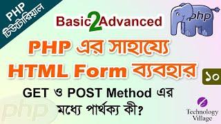 PHP Form Handling and Validation Tutorial Bangla | PHP Form Security | HTML Form Get Post Method-10