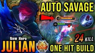 ДЖУЛИАН + ЛЕС = АВТО САВАГА MOBILE LEGENDS BANG BANG