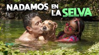 NOS BAÑAMOS EN UN RIO AMAZONICO (con mis bebes) | John Valverde