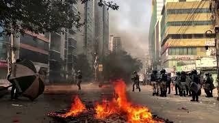 Bangladesh opposition protest turns violent