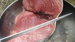TIKAY TV MIX is live!Let's Clean and cut Tuna sabaw #kinilaw