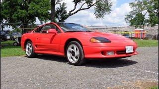 1992 Dodge Stealth R/T AWD in Red & V6 Twin Turbo Engine Sound on My Car Story with Lou Costabile