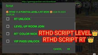 Rthd11.3  LEVEL & RT | RTHD HACK SCRIPT| MY CHANNEL | RTHD HACK LEVEL FULL | RTHD HACK RT FULL