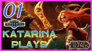 Katarina Plays Triple Kill Montage - League of Legends Montage - KGameplay