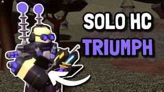 SOLO HARDCORE TRIUMPH WITH OP ELECTROSHOCKER | Roblox Tower Defense Simulator TDS