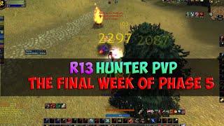 The final week of Phase 5. Hunter PvP 🟨 Season Of Discovery WoW Classic