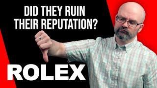 Did ROLEX Ruin Their Reputation? Buying Luxury Watches is DUMB and a WASTE of Money! Viewer Comments