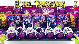 MONSTERS ON VACATION MIX! Surprises, Toys, Cartoon Hotel Transylvania, Kinder Surprise unboxing