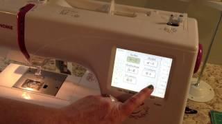 My Janome 350e Embroidery Machine