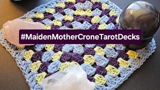 #MaidenMotherCroneTarot  3 decks for each!