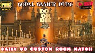 LIVE | UC room match | Pubg op aggressive live gameplay | gopal gamer pubg