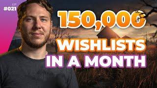 How This Game Dev Got 150,000 Wishlists In A Month — Full Time Game Dev Podcast Ep. 021