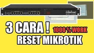 SANGAT MUDAH !!!! Cara Reset Mikrotik RB 3011 UIAS-RM | Frivers Net