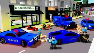 BANK HEIST IN BROOKHAVEN RP! (Roblox)