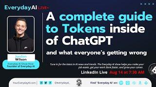 A complete guide to Tokens inside of ChatGPT and what everyone’s getting wrong