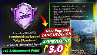 Complete Now (Payload Powerhouse) Achievement in TANK INVASION, New Payload Mode 3.0 in BGMI,