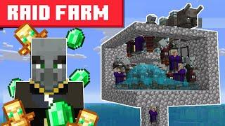 Minecraft Raid Farm 1.20.6 - EASY BUILD - 3500 EMERALDS PER HOUR